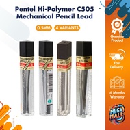 Pentel Hi-Polymer Mechanical Pencil Lead 0.5mm B 2B 3B 4B - Smooth, Durable Refill Lead