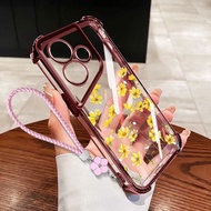 YBD Phone Case For Infinix Hot 30 Play NFC Hot 30i X6831 X669 X669C X669D X6835 X6835B Monet Garden 