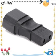 OLINI Power Adapter, Black Long Life C14 to C9 Power Plug Adapter, Durable 250V 6A Power Plug Adapte