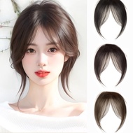Synthetic Fake Air Bangs Natural Forehead Fake Fringe Hair Bang Wig Short Invisible Clip In Hair Ext