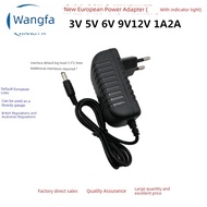 multi plug universal travel adapter New European standard with light 3V1A 5V1A2A 6V1A 9V1A2A 12V1A12