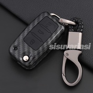 Key Cover Case remote Key Carbon Volkswagen VW MK5 MK6 Polo Tiguan