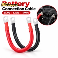 BIGBIEAGOPXI 1Pcs Battery Connection Cable, Soft Silicone M8 M10 Terminal Battery Connection Wire, T