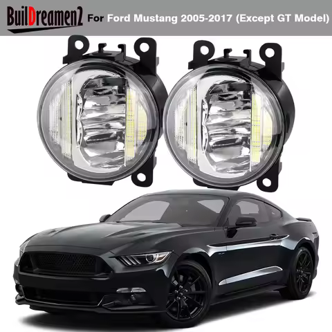 2 X 30W 8000LM Car Front LED Fog Light Daytime Running Lamp DRL H11 Accessories For Ford Mustang 200