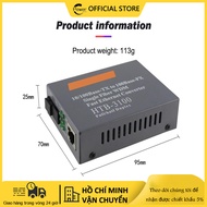Thiết Bị Chuyển Đổi Quang Điện 1 Sợi Media Converter 1FO 1 Quang 1 LAN 100Mbps HTB-3100AB