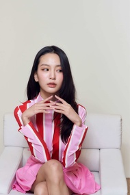 Summer Swing: Mickey Tops Pink (เสื้อออกกำลังกาย ผ้ากัน UPF 50++)