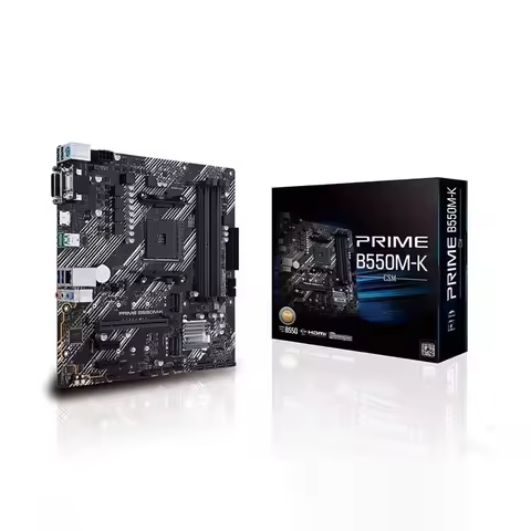 For Asus PRIME B550M-K mid-class desktop AMD main board DDR4 support 5600G