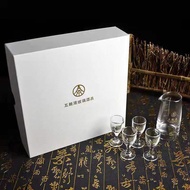 五粮液第八代酒具原箱自带酒杯4只 分酒器1只   五粮液酒具