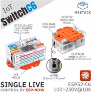 M5Stack SwitchC6 IoT Single Wire Switch ESP32-C6 Magnetic Holding Relay