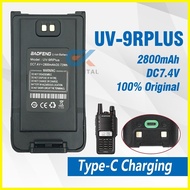 ♂ ⊕ ☑ Baofeng UV-9R Plus Battery Type-C Enlarge Rechargable Battery For UV 9R Pro Walkie Talkie 2Wa