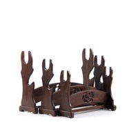 Mahogany Chicken Wings Solid Wood Sword Holder Knife Holder Japanese Samurai Multi-Layer Dragon Spri