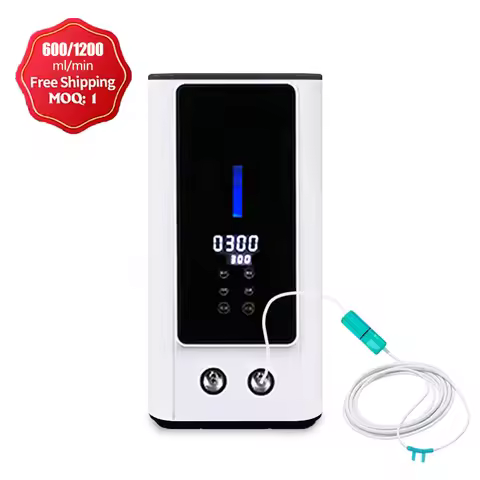 Medical 1200ml Hydrogen Water Generator Hydrogen Inhalation Machine H2 O2 HHO Double Outlet Hydrogen