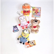 GANTUNGAN Anpanman shockupanman plush good minion doll key chain bag charm suzy's zoo keychain keyri