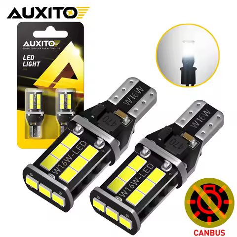 AUXITO 2Pcs W16W T15 921 LED Bulbs Canbus LED Car Backup Reversing Lights T16 912 921 LED No Error T