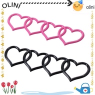 OLINI Rear Trunk Emblem, ABS 8.58*2.76in  Love Heart Logo, Auto Accessories Decoration Black,Pink Ca