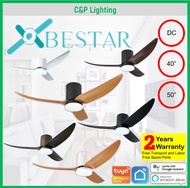 [Installation Promo] Bestar Vito 3 40" / 50" Smart Wifi 3 Blade DC Ceiling fan with Light