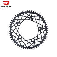 BOLANY 54/56/58T BMX Folding Bicycle Chainwheel Ultralight 130BCD Narrow Wide Chainring Aluminum Alloy Bike Crankset Pla