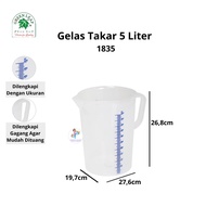 Gelas Ukur Takar 5 Liter 1835 Green Leaf
