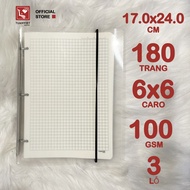 Sổ còng TUANVIET BOOKS A4 A5 B5 binder còng sắt 4 9 6 26 30 còng làm sổ tay sổ ghi chép take notes