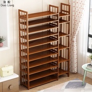 🔥Shoe Rack Household Bamboo Shoe Rack Door Large Capacity Multi-Layer Economical Simple Shoe Cabinet Save Space Storage