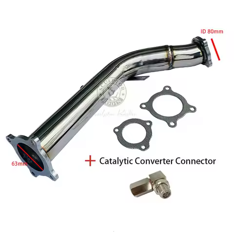 304 Stainless steel turbine without cat exhaust for Audi A4 2.0 TFSI 2009-2012 for Audi A4 A5 2.0 TF