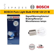 Bosch Signal Bulb 12V Light Bulb P21W 12V 21W Warning Light Braking Reverse