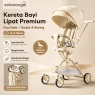 Baby Stroller Foldable Kereta Sorong Bayi 3 Posisi 5-Point Harness 15KG 6 Bulan-6 Tahun