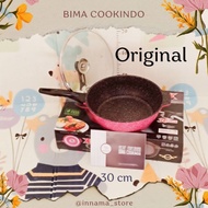 wajan anti lengket serbaguna wok pan herbal Bima cookindo 30 cm/wokpan