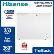 HISENSE 8-in-1 Super Freeze 350L Chest Freezer (FC428D4BWYS , FC428)