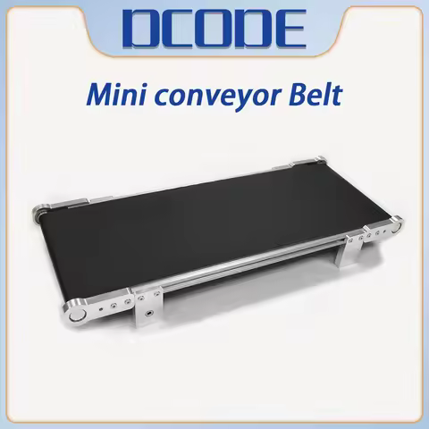 DCODE 60CM Adjustable Speed Wide Mini Conveyor Belt Aluminum Alloy Electric Conveyor TIJ Printer Ass