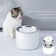 XIAOMI Mijia PETKIT1.35L Pet Water Fountain Ultra-Quiet Stainless Steel for Cats Dogs - Automatic Water Dispenser Smart LED Light Dual Working Mode