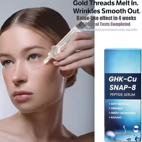 GHK-Cu Copper Peptide SNAP-8 Face Serum Anti Aging Wrinkle Lifting Firming Collagen Boost Hydrating 