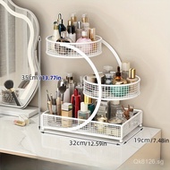 Storage Box Shelf Organizer Bathroom Skincare Storage Rack Vanity Makeup Desktop Lipstick Washstand 