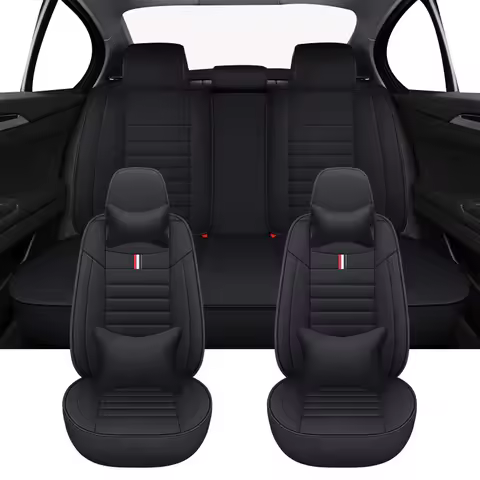 Universal Full Set Flax Luxury Car Seat Covers For Audi A3 8P 8V A4 B7 B8 B6 B9 Q2 Q3 Q5 Q7 4L A7 A6