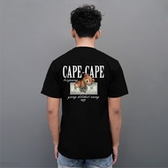 Kepstore Official - Cape Cape T-Shirt Fights Money - Unisex 24s Combed Cotton Word T-Shirt