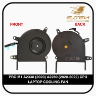 PRO M1 A2338 (2020) A2289 (2020-2022) CPU LAPTOP COOLING FAN