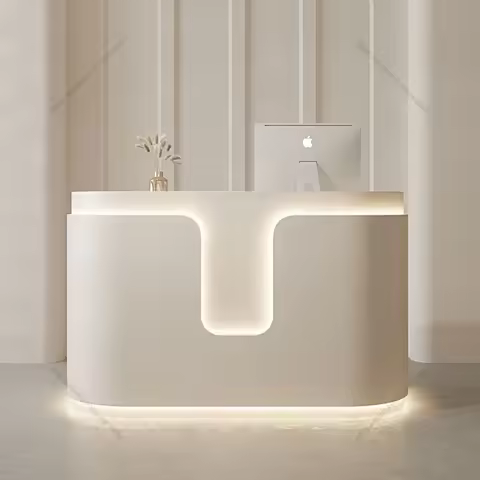 Italian Style Designer Reception Desks Modern Clothing Store Beauty Salon Reception Desks Simplicity