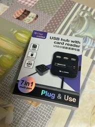USB hub with card reader USB分插器連讀卡器