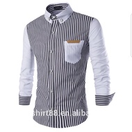 KEMEJA What's MORE HITS WANTED BY GAN Xman James Man Men's Shirts Men's Office Casual Formal M5K4