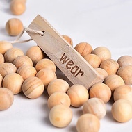 10/50/100pcs Natural Cedar Wood Balls Camphor Wood Balls Moth Repellent for Drawers Storage Boxes He