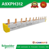 Schneider A9XPH312 Acti9-comb busbar-3L-18 mm pitch-12 modules-100A-You Can Order At The Store. Ucan