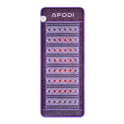 AFODI Far Infrared Negative Ion heat Magnetic Mat PEMF Photon Amethyst Tourmaline Bian-stone Chinese