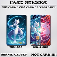 [ Pokemon - Mew ] Touch n Go Card Sticker Cover TNG / MASTER / VISA / CREDIT/ DEBIT CARD