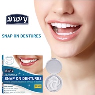 BUPY Adjustable Snap-on Denture Temporary Filling Braces Interdental Filling Orthodontic Denture Fak