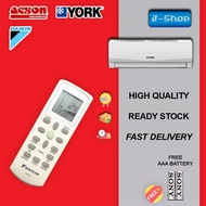 OFFER Daikin Air Cond Remote Control For Daikin York Acson [FREE BATTERY]