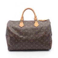 【二手】LOUIS VUITTONSpeedy 35 手提包 M41524 PVC塗層帆布皮革 Speedy 35 女士二手 B