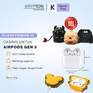 [PROMO 11.11] CASE AIRPODS GEN 3 PREMIUM CHARACTER Cute Bluetooth Earphone Headset With 3D Character
