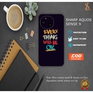 SHARP AQUOS SENSE 9 HANDPHONE GARSKIN FREE CUSTOM CONTENTS 2 PCS