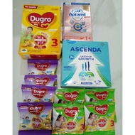 Children Formula Milk Sample Set Dumex dugro Fruit & Veg s3 Aptamil Kid Wyeth Ascemda Dugro Dumex Su