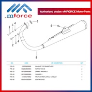 (PRE ORDER) KEEWAY CAFE RACER 152 EXHAUST PIPE SET ORIGINAL KEEWAY